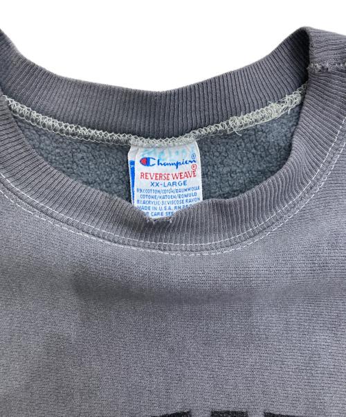 Champion（チャンピオン）Champion (チャンピオン) リバースウィーブ IOWAナンバリングスウェット　90‘s 刺繍タグ USA製  グレー サイズ:XXLの古着・服飾アイテム