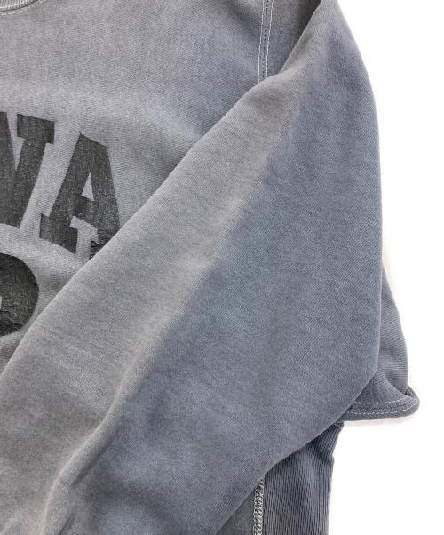 Champion（チャンピオン）Champion (チャンピオン) リバースウィーブ IOWAナンバリングスウェット　90‘s 刺繍タグ USA製  グレー サイズ:XXLの古着・服飾アイテム