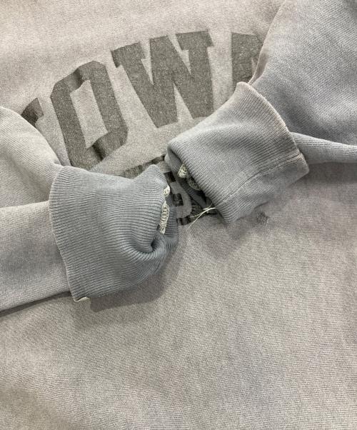 Champion（チャンピオン）Champion (チャンピオン) リバースウィーブ IOWAナンバリングスウェット　90‘s 刺繍タグ USA製  グレー サイズ:XXLの古着・服飾アイテム