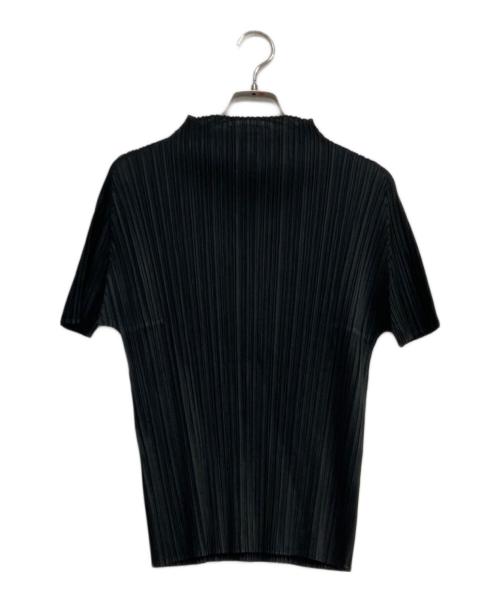 PLEATS PLEASE（プリーツプリーズ）PLEATS PLEASE (プリーツプリーズ) プリーツカットソー ブラック サイズ:3の古着・服飾アイテム