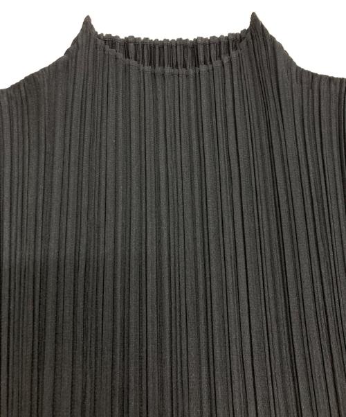 PLEATS PLEASE（プリーツプリーズ）PLEATS PLEASE (プリーツプリーズ) プリーツカットソー ブラック サイズ:3の古着・服飾アイテム