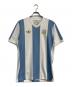 adidas（アディダス）の古着「ゲームシャツ」｜ブルー×ホワイト