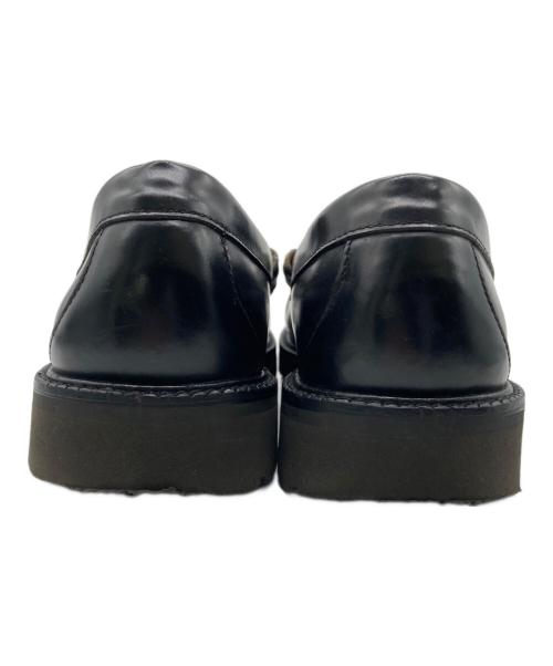 G.H.BASS&CO.（ジー・エイチ・バス・コー）G.H.BASS&CO. (ジー・エイチ・バス・コー) レオパードハラココインローファー ブラック サイズ:7 1/2の古着・服飾アイテム