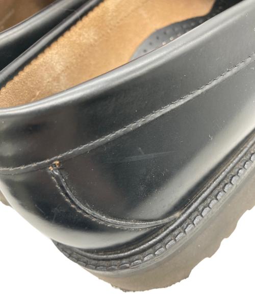 G.H.BASS&CO.（ジー・エイチ・バス・コー）G.H.BASS&CO. (ジー・エイチ・バス・コー) レオパードハラココインローファー ブラック サイズ:7 1/2の古着・服飾アイテム