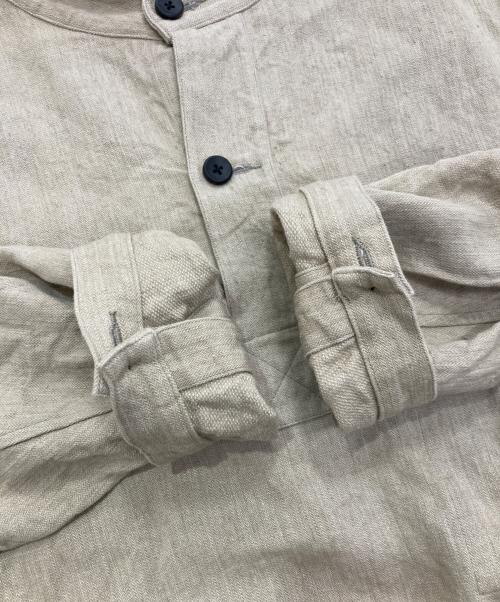SUS-SOUS（シュス）SUS-SOUS (シュス) GERMAN NAVY SMOCK 7　西谷工房 　01-SS00503 ベージュ サイズ:9の古着・服飾アイテム