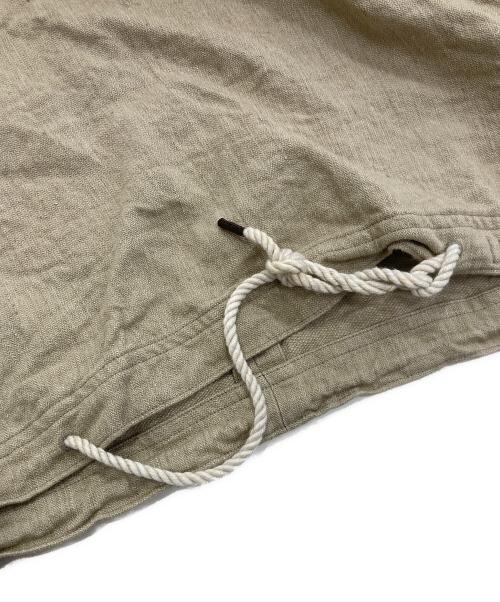 SUS-SOUS（シュス）SUS-SOUS (シュス) GERMAN NAVY SMOCK 7　西谷工房 　01-SS00503 ベージュ サイズ:9の古着・服飾アイテム
