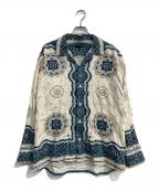 MOJITO×ARCH米村屋モヒート×）の古着「BANDANNA ABSHINTH SHIRTS」｜アイボリー×ブルー
