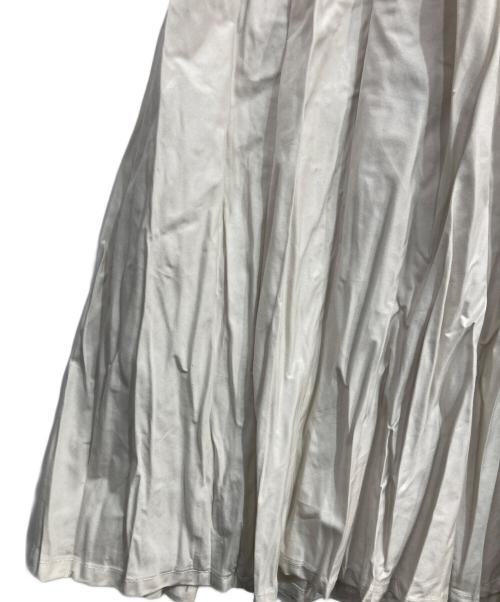 KAGURE（カグレ）kagure (カグレ) コットンクリンクルスカート ベージュ サイズ:FREEの古着・服飾アイテム