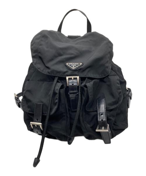 PRADA（プラダ）PRADA (プラダ) ナイロンリュック　B2811 ブラックの古着・服飾アイテム