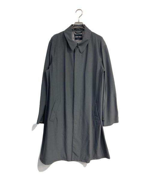 GIORGIO ARMANI（ジョルジョアルマーニ）GIORGIO ARMANI (ジョルジョアルマーニ) ステンカラーコート グレー サイズ:54の古着・服飾アイテム