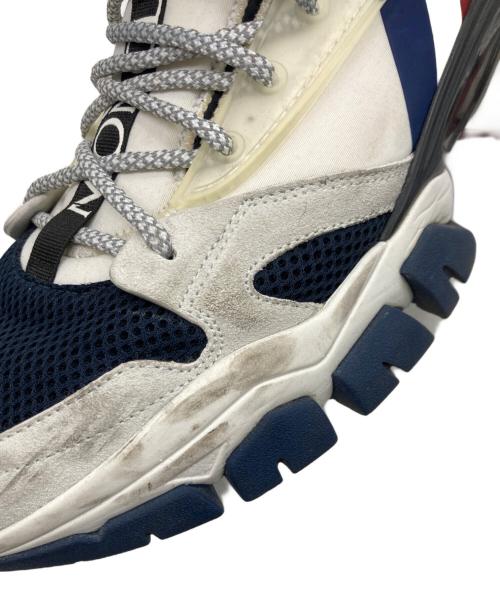 MONCLER（モンクレール）MONCLER (モンクレール) TREVOR スニーカー トリコロールカラー サイズ:42の古着・服飾アイテム