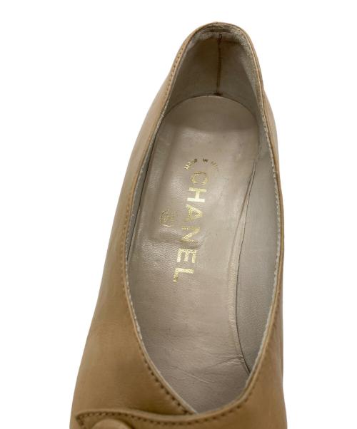 CHANEL（シャネル）CHANEL (シャネル) ヒールパンプス ベージュ サイズ:36.5の古着・服飾アイテム