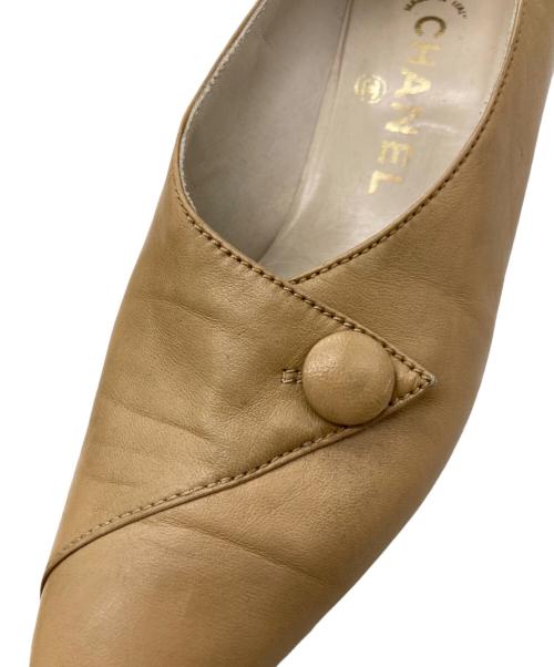 CHANEL（シャネル）CHANEL (シャネル) ヒールパンプス ベージュ サイズ:36.5の古着・服飾アイテム