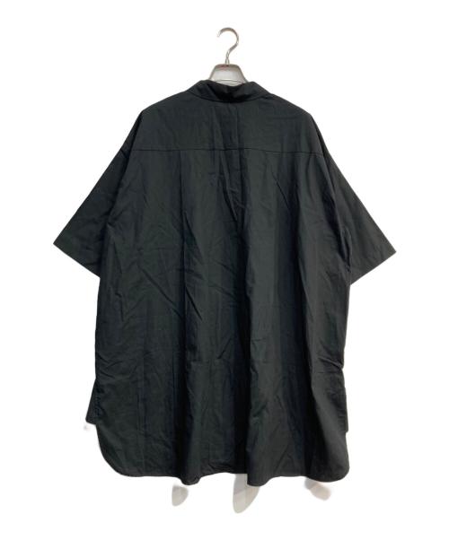 mizuiro-ind（ミズイロインド）mizuiro-ind (ミズイロインド) 半袖シャツワンピース ブラック サイズ:-の古着・服飾アイテム