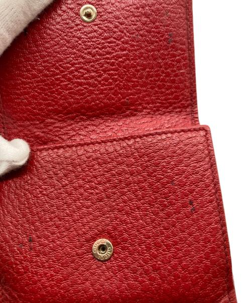 GUCCI（グッチ）GUCCI (グッチ) シェリーライン インターロッキングG Wホック財布 レッドの古着・服飾アイテム