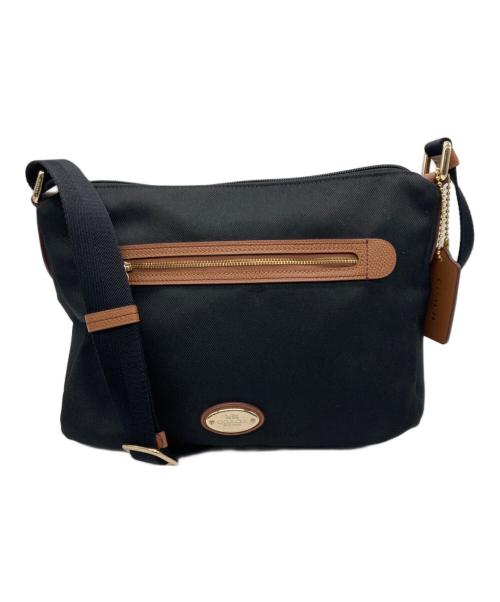 COACH（コーチ）COACH (コーチ) ナイロンショルダーバッグ ブラックの古着・服飾アイテム