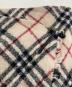 中古・古着 BURBERRY BLUE LABEL (バーバリー ブルー レーベル) チェックミニスカート ベージュ×レッド サイズ:36：4000円