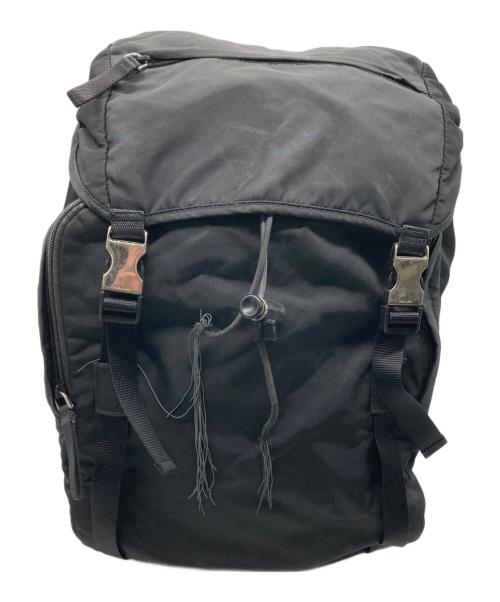 PRADA（プラダ）PRADA (プラダ) ナイロンバックパック　2VZ062 ブラックの古着・服飾アイテム