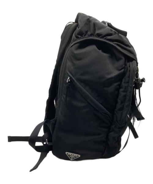 PRADA（プラダ）PRADA (プラダ) ナイロンバックパック　2VZ062 ブラックの古着・服飾アイテム