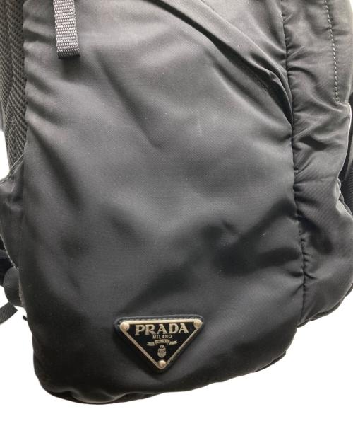 PRADA（プラダ）PRADA (プラダ) ナイロンバックパック　2VZ062 ブラックの古着・服飾アイテム