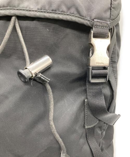 PRADA（プラダ）PRADA (プラダ) ナイロンバックパック　2VZ062 ブラックの古着・服飾アイテム