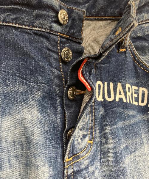 DSQUARED2（ディースクエアード）DSQUARED2 (ディースクエアード) Skinny Dan Jean インディゴ サイズ:50の古着・服飾アイテム