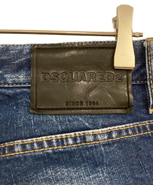 DSQUARED2（ディースクエアード）DSQUARED2 (ディースクエアード) Skinny Dan Jean インディゴ サイズ:50の古着・服飾アイテム