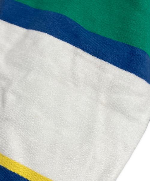 SUPREME（シュプリーム）Supreme (シュプリーム) Stripe Hooded Sweatshirt グリーン×ホワイト サイズ:Sの古着・服飾アイテム