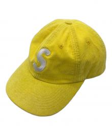 SUPREME（シュプリーム）の古着「Corduroy S Logo 6-Panel」｜イエロー