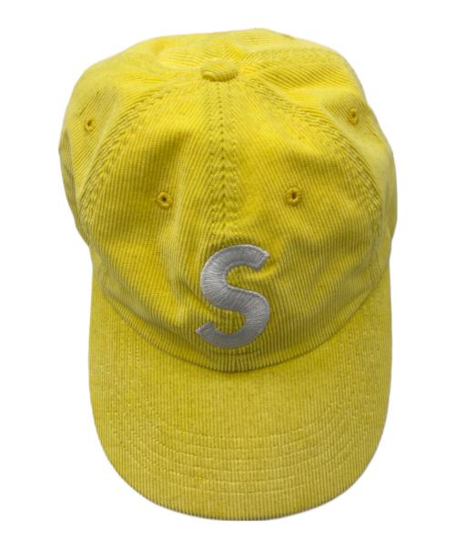 SUPREME（シュプリーム）Supreme (シュプリーム) Corduroy S Logo 6-Panel イエローの古着・服飾アイテム