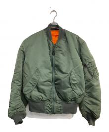 ALPHA（アルファ）の古着「MA-1ジャケット」｜カーキ