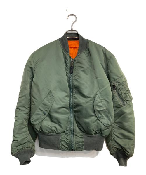 ALPHA（アルファ）ALPHA (アルファ) MA-1ジャケット カーキ サイズ:Ⅿの古着・服飾アイテム