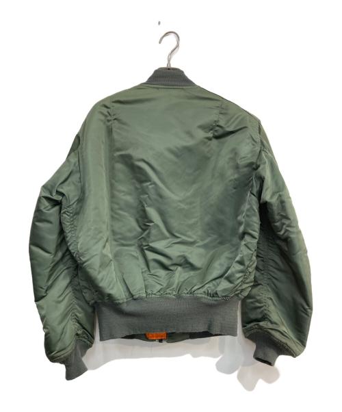 ALPHA（アルファ）ALPHA (アルファ) MA-1ジャケット カーキ サイズ:Ⅿの古着・服飾アイテム
