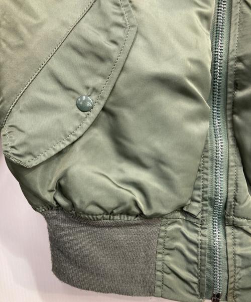 ALPHA（アルファ）ALPHA (アルファ) MA-1ジャケット カーキ サイズ:Ⅿの古着・服飾アイテム