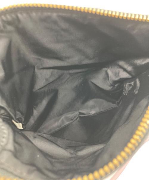 TORY BURCH（トリーバーチ）TORY BURCH (トリーバーチ) レザーショルダーバッグ ブラックの古着・服飾アイテム