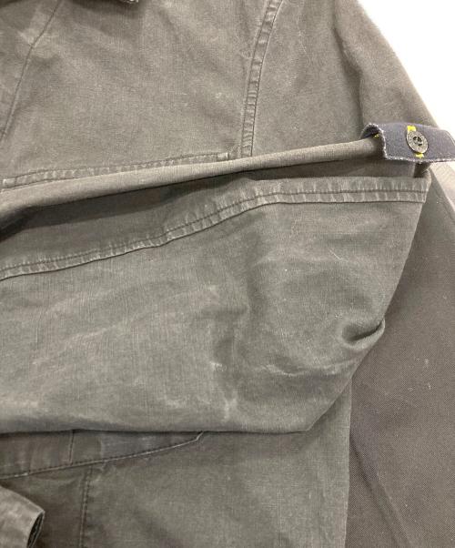 STONE ISLAND（ストーンアイランド）STONE ISLAND (ストーンアイランド) ジップアップシャツジャケット ブラック サイズ:Lの古着・服飾アイテム