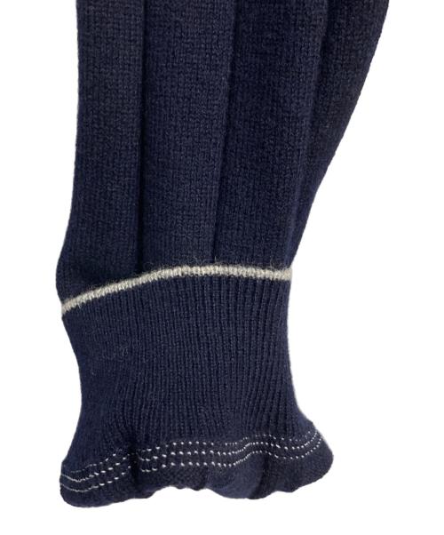 BRUNELLO CUCINELLI（ブルネロクチネリ）BRUNELLO CUCINELLI (ブルネロクチネリ) ウールカシミヤジップアップニット ネイビー サイズ:50の古着・服飾アイテム