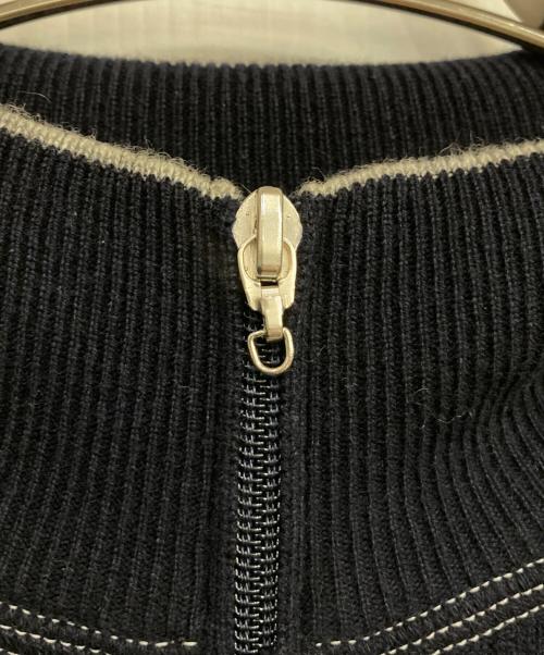 BRUNELLO CUCINELLI（ブルネロクチネリ）BRUNELLO CUCINELLI (ブルネロクチネリ) ウールカシミヤジップアップニット ネイビー サイズ:50の古着・服飾アイテム