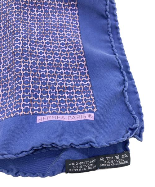 HERMES（エルメス）HERMES (エルメス) カレ40 ネイビーの古着・服飾アイテム