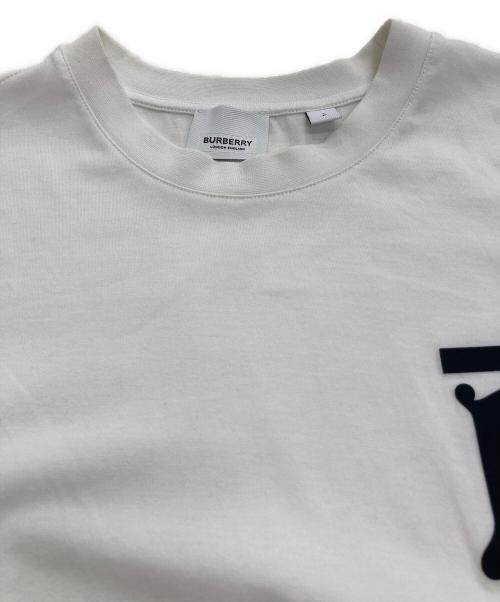 BURBERRY（バーバリー）BURBERRY (バーバリー) TBラバーロゴTシャツ ホワイト サイズ:Sの古着・服飾アイテム