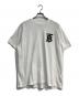 BURBERRY（バーバリー）の古着「TBラバーロゴTシャツ」｜ホワイト