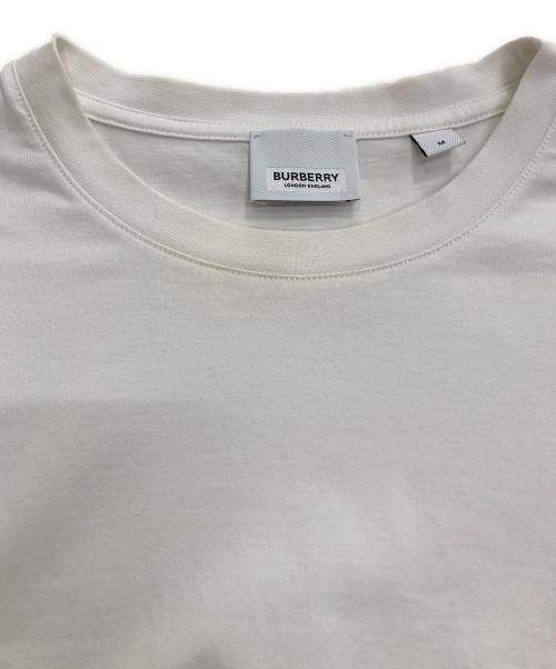 BURBERRY（バーバリー）BURBERRY (バーバリー) TBラバーロゴ Tシャツ ホワイト サイズ:Mの古着・服飾アイテム