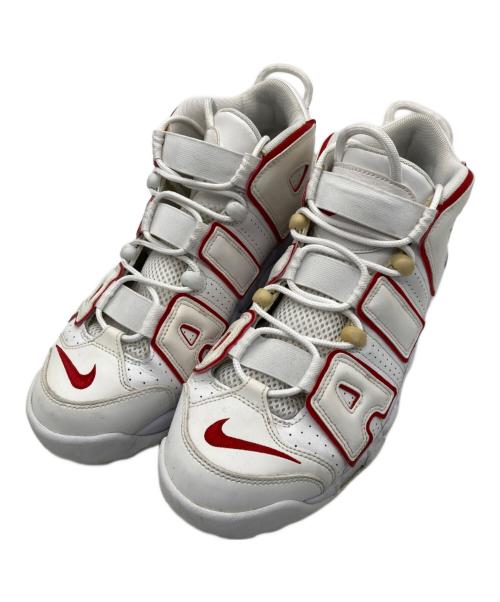 NIKE（ナイキ）NIKE (ナイキ) AIR MORE UPTEMPO 96 ホワイト×レッド サイズ:28cmの古着・服飾アイテム