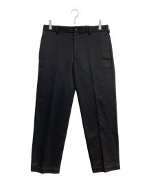 BROOKS BROTHERS×eYe COMME des GARCONS JUNYAWATANABE MAN（ブルックスブラザーズ×アイ コム デ ギャルソン ジュンヤ ワタナベ マン）の古着「コットンテーパードパンツ」｜ブラック