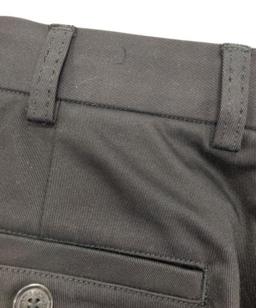 BROOKS BROTHERS（ブルックスブラザーズ）BROOKS BROTHERS eYe COMME des GARCONS JUNYAWATANABE MAN (アイ コム デ ギャルソン ジュンヤ ワタナベ マン) コットンテーパードパンツ ブラック サイズ:Lの古着・服飾アイテム