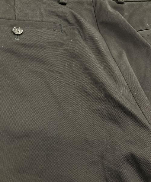 BROOKS BROTHERS（ブルックスブラザーズ）BROOKS BROTHERS eYe COMME des GARCONS JUNYAWATANABE MAN (アイ コム デ ギャルソン ジュンヤ ワタナベ マン) コットンテーパードパンツ ブラック サイズ:Lの古着・服飾アイテム