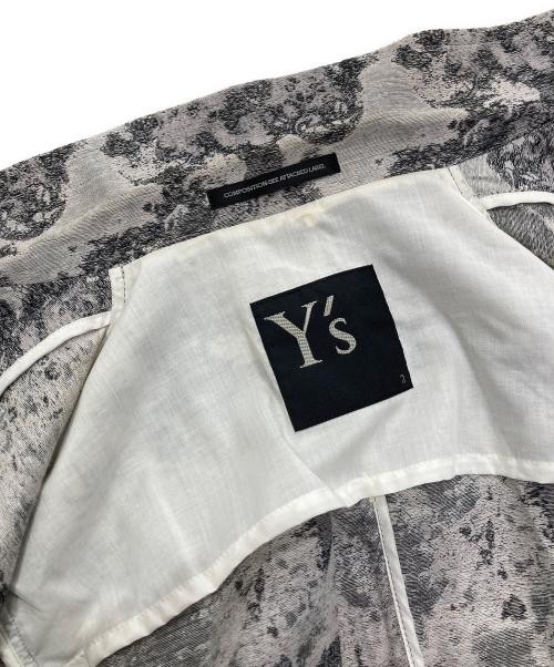 Y's（ワイズ）Y's (ワイズ) ジャガード織ジャケット グレー サイズ:2の古着・服飾アイテム