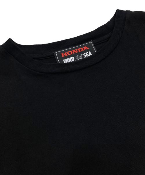 WIND AND SEA（ウィンダンシー）WIND AND SEA (ウィンダンシー) プリントTシャツ ブラック サイズ:Sの古着・服飾アイテム