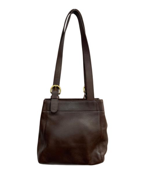 COACH（コーチ）COACH (コーチ) レザートートバッグ ブラウンの古着・服飾アイテム