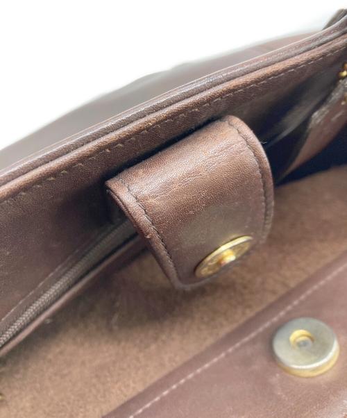 COACH（コーチ）COACH (コーチ) レザートートバッグ ブラウンの古着・服飾アイテム